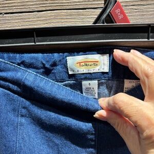 Talbots Blue Midi Skirt